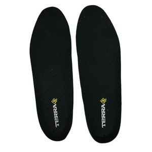 Terra Anti Fatigue Tech Insoles Mens Size 9 Comfort Shoe Inserts Black Yellow